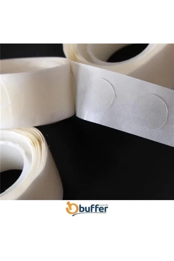 BUFFER® Sticker Damla Model Çift Taraflı Yapışkan Balon Yapıştırıcısı