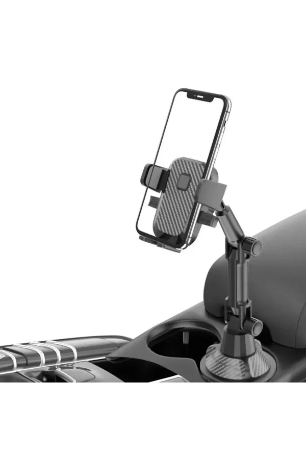 BUFFER® Teleskopik Araç Bardak Yerine Giren Telefon Tutucu