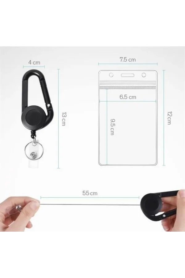 BUFFER® Teleskopik Karabina Anahtarlık