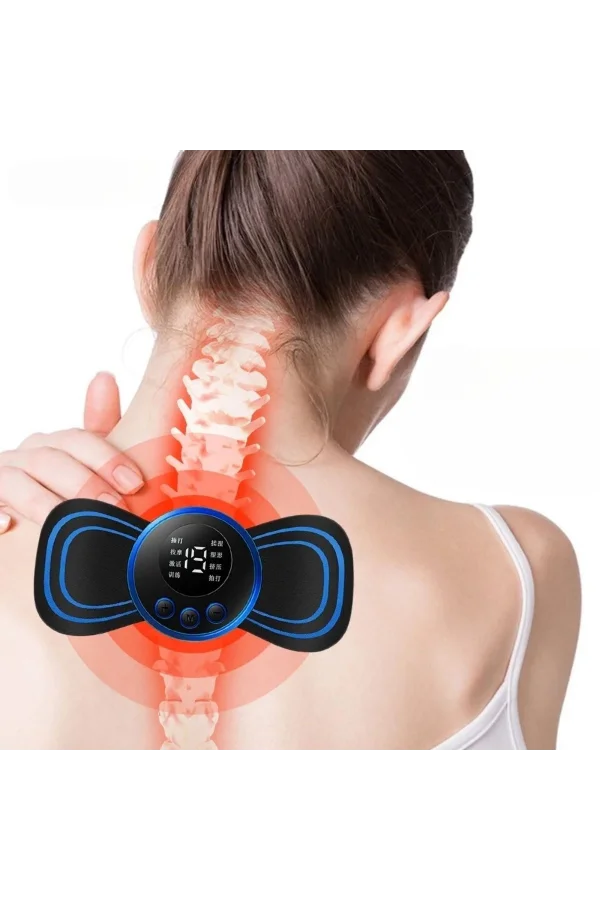 BUFFER® Titreşimli USB Şarj Aletli Mini Elektrikli Kelebek Masaj Aleti