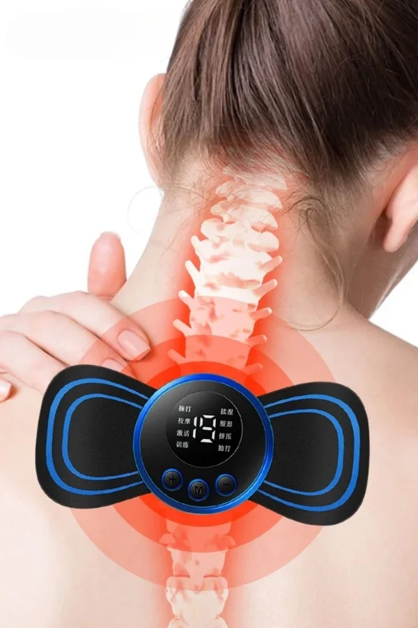 BUFFER® Titreşimli USB Şarj Aletli Mini Elektrikli Kelebek Masaj Aleti