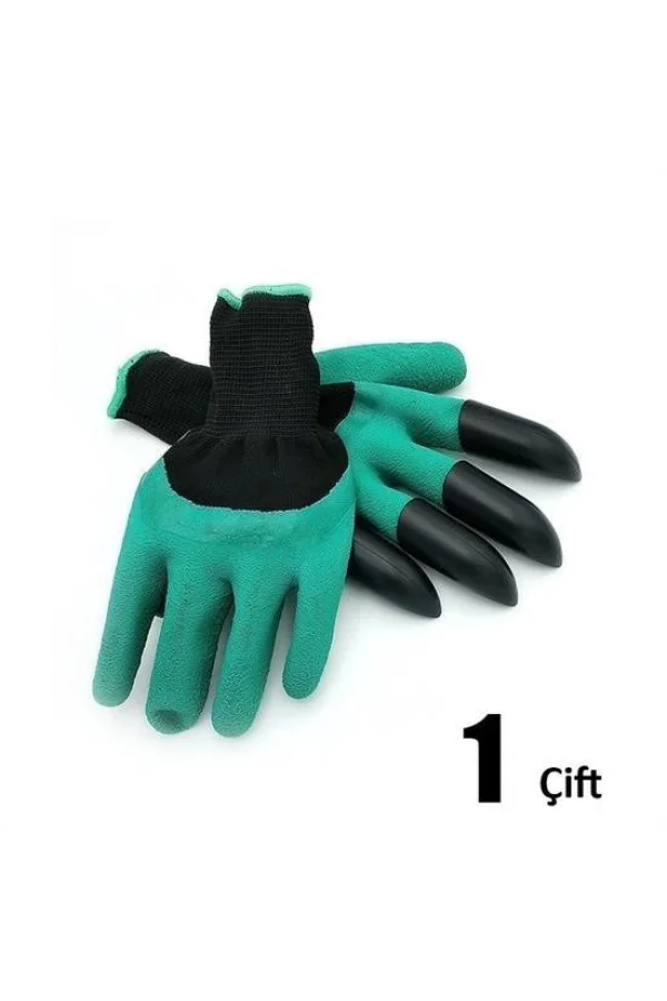 BUFFER® Toprak Kazma Ekme Çapalama İçin Korumalı Bahçe Bahçivan Eldiveni