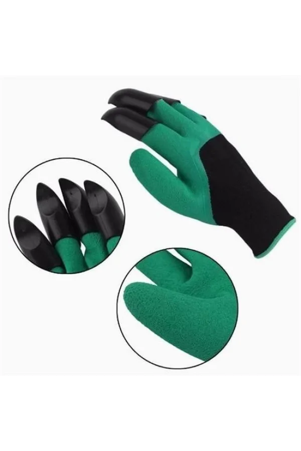 BUFFER® Toprak Kazma Ekme Çapalama İçin Korumalı Bahçe Bahçivan Eldiveni