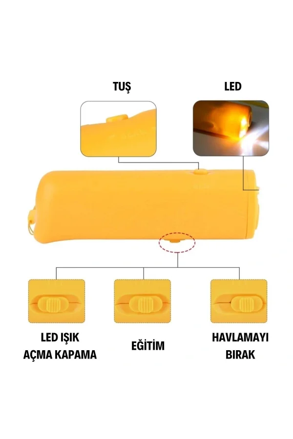 BUFFER® Ultrasonik Köpeksavar Köpek Kovucu Köpek Kornası Eğitim Cihazı