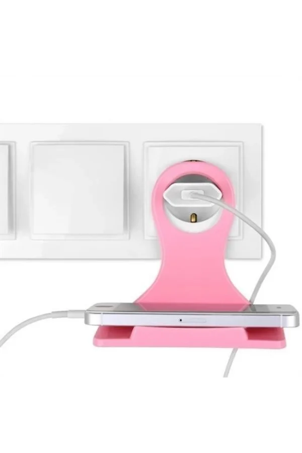 BUFFER® Universal Mobil Şarj Priz Askısı ve Telefon Tablet  Tutucu Stand