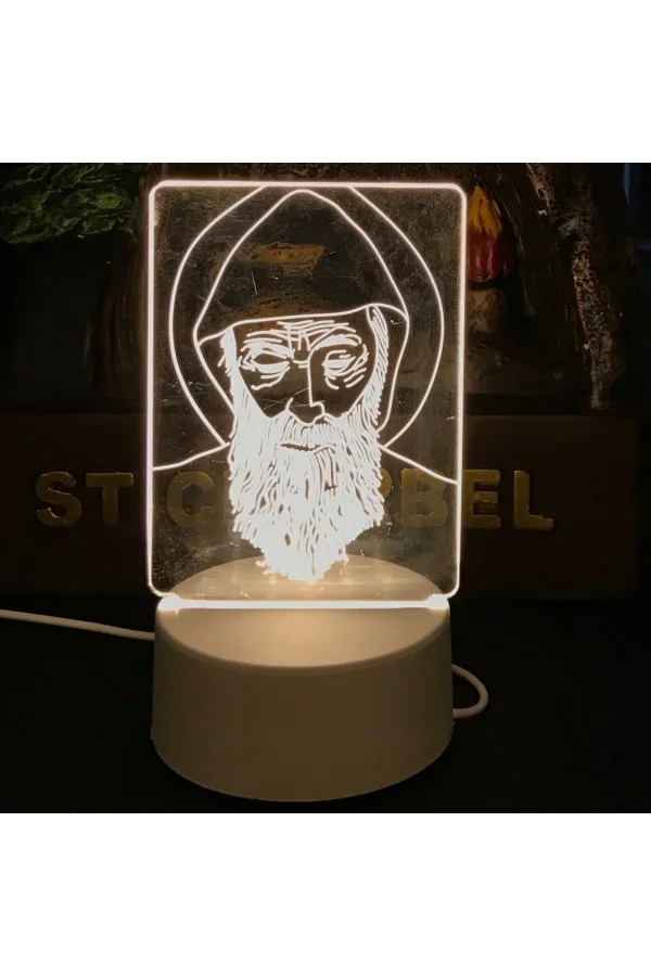 BUFFER® USB Kablolu Işıklı Kendiliğinden Beyaz Kalemli-Silgili Kreatif 3D Görselleştirme LED Lambası