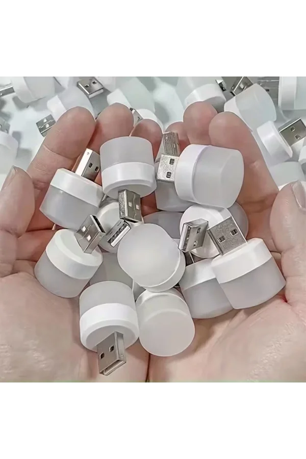 BUFFER® USB Mini Top LED 10’lu Aydınlatma Seti – Sıcak Renkli Gece Lambası, Enerji Tasarruflu Mikro LED Işıklar