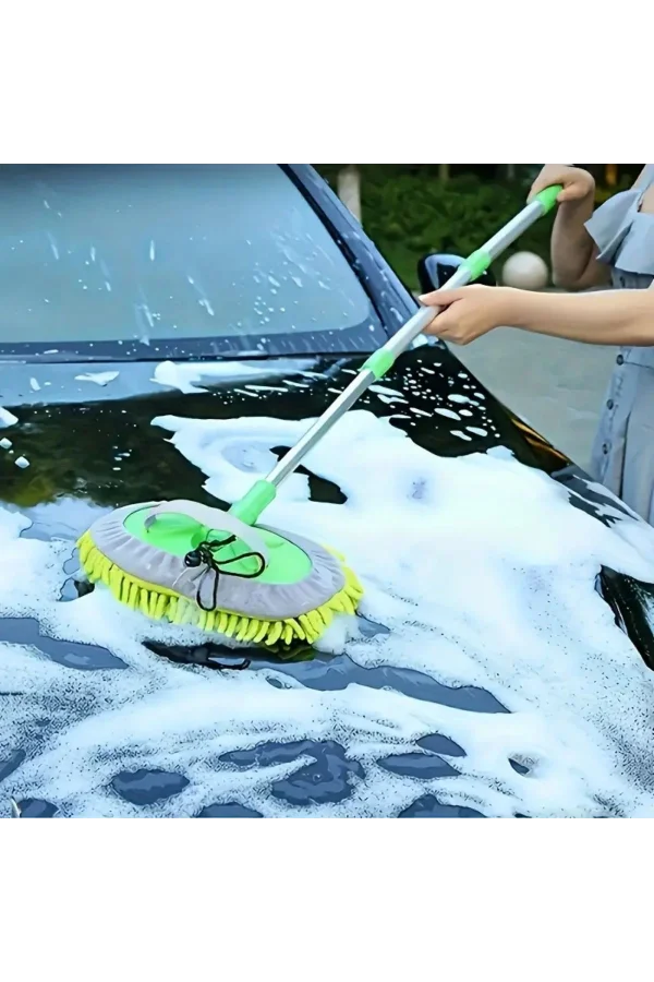 BUFFER® Yedek Mikrofiber Bezli Oto Yıkama Mop Seti