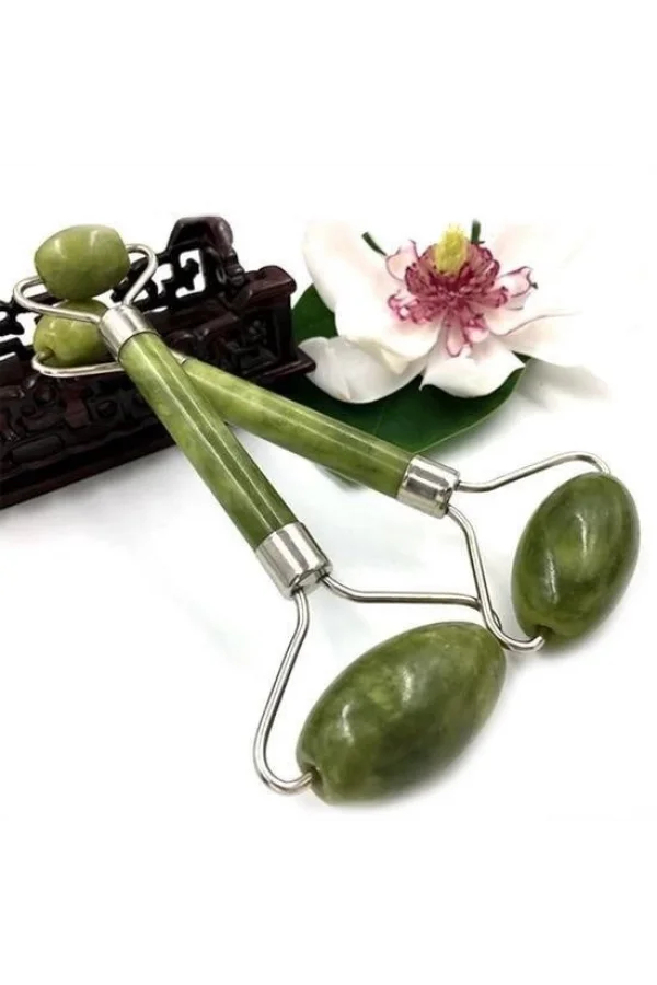 BUFFER® Yeşim Taşı Çift Taraflı Cilt Masaj Aleti