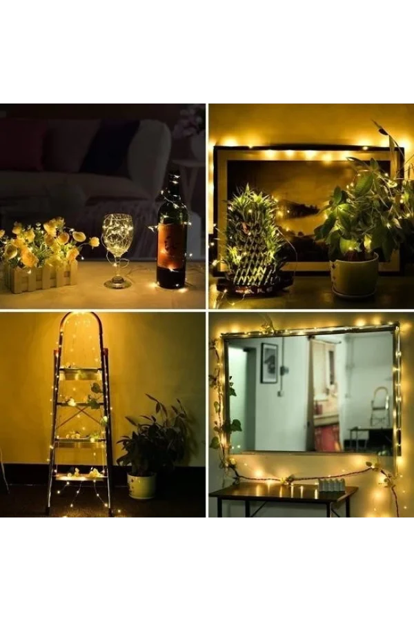 BUFFER® Yılbaşı ve Özel Konsept Dekorasyon 5 Mt USB Bağlantılı Led Işık