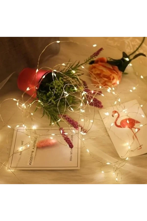 BUFFER® Yılbaşı ve Özel Konsept Dekorasyon 5 Mt USB Bağlantılı Led Işık