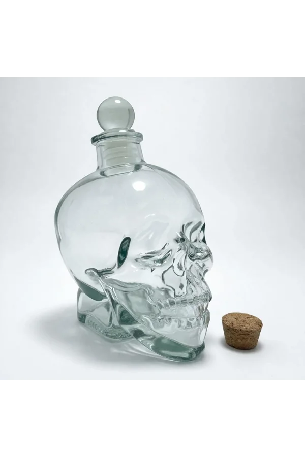 Cam Kurukafa İçecek Şişesi 14 cm