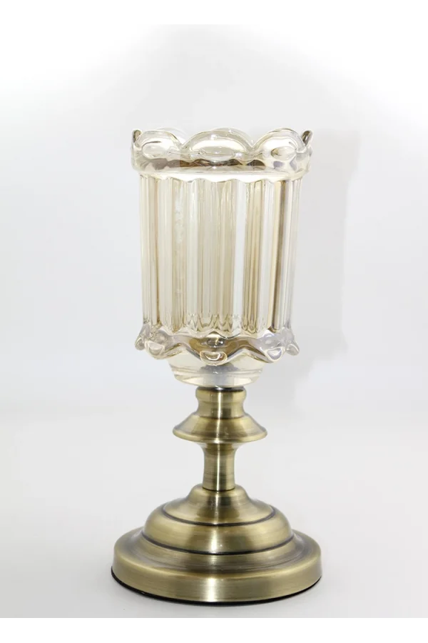 Cam Şamdan Tekli Model 5