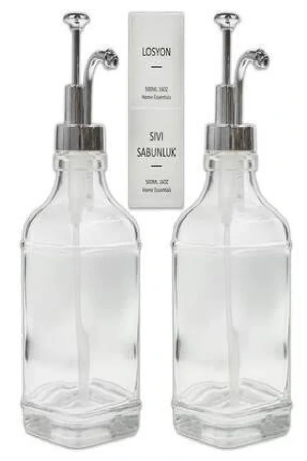 Cam Sıvı Sabunluk Losyonluk Krom