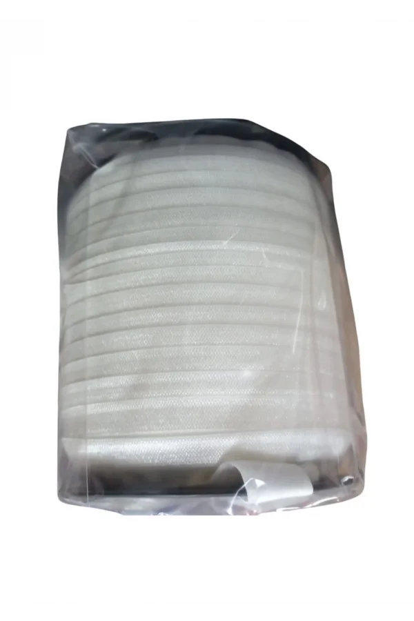 Çamaşır Lastiği Düz 1 cm  1 Metre Ekru