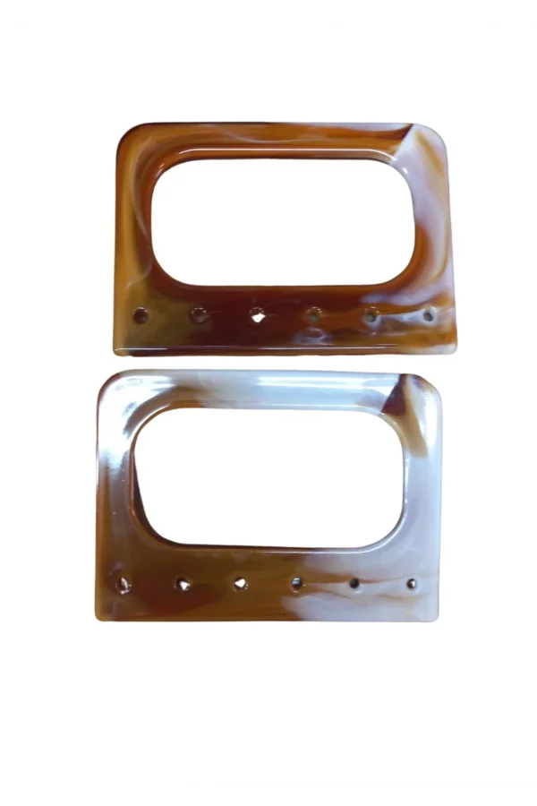 Çanta Sapı Akrilik Kare Delikli 12 cm