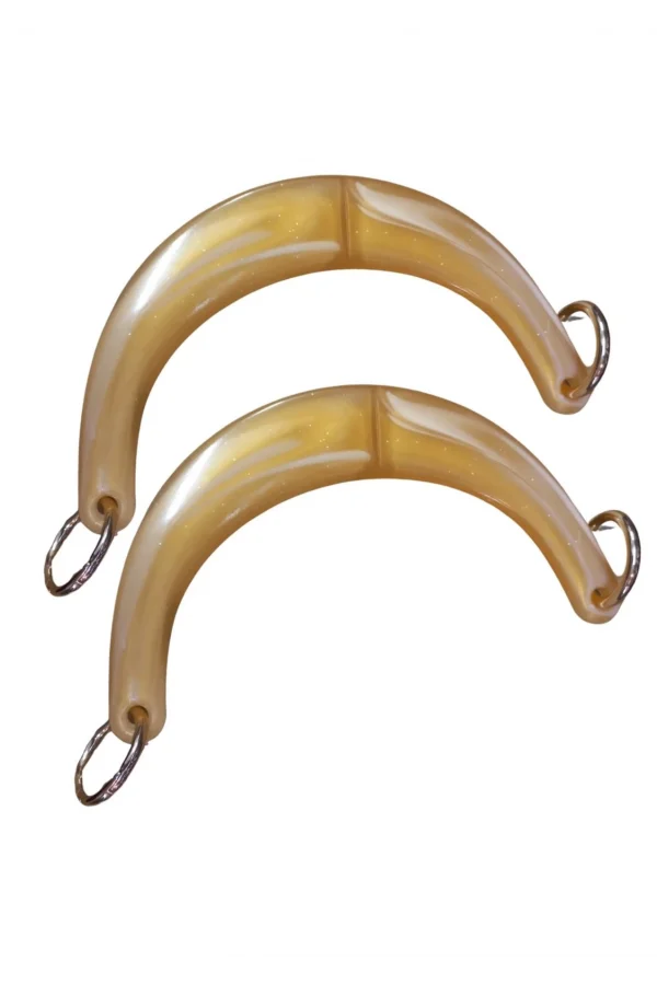 Çanta Sapı Ay Model Bal Rengi 17 cm