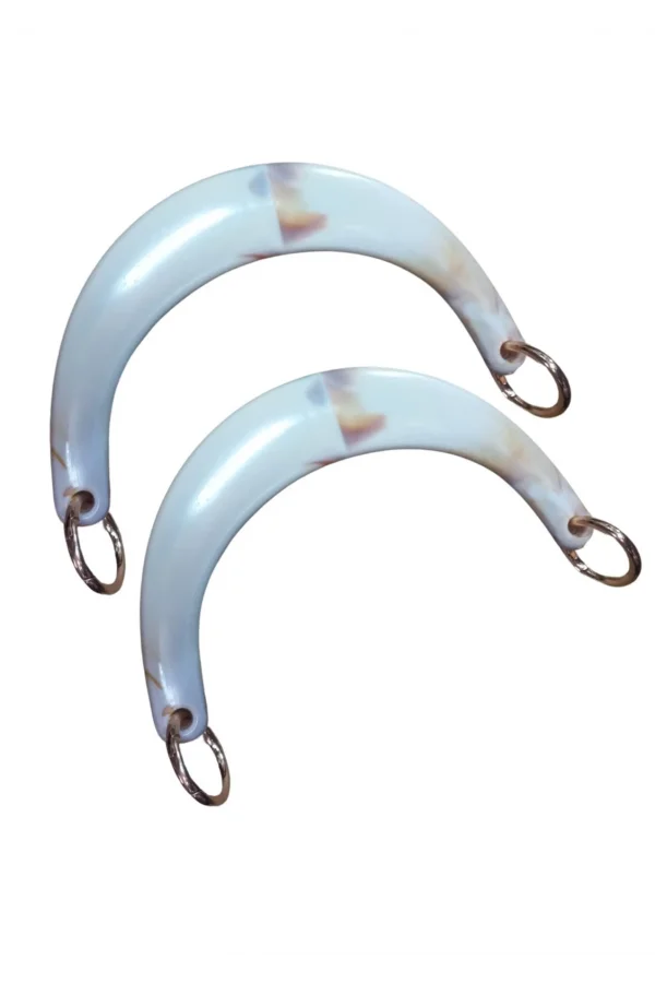 Çanta Sapı Ay Model Beyaz 17 cm