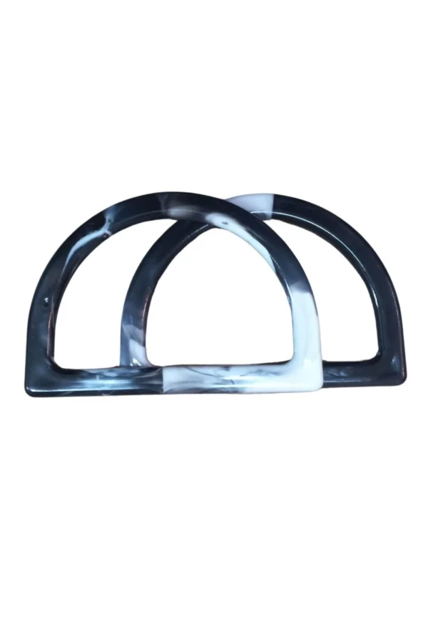 Çanta Sapı D Model Siyah-Beyaz 12,5 cm