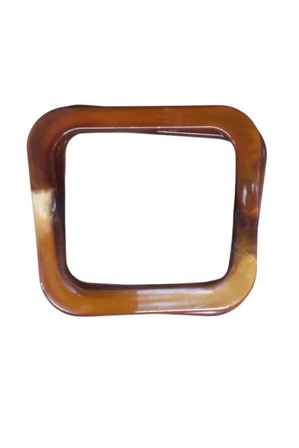 Çanta Sapı Kare Kahverengi 11 cm