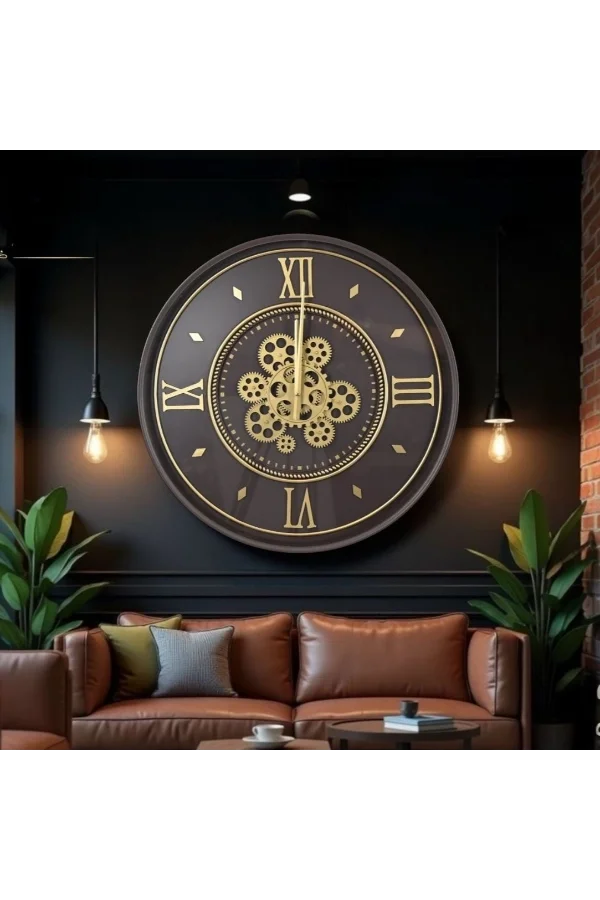 Çarklı Duvar Saati 55 cm