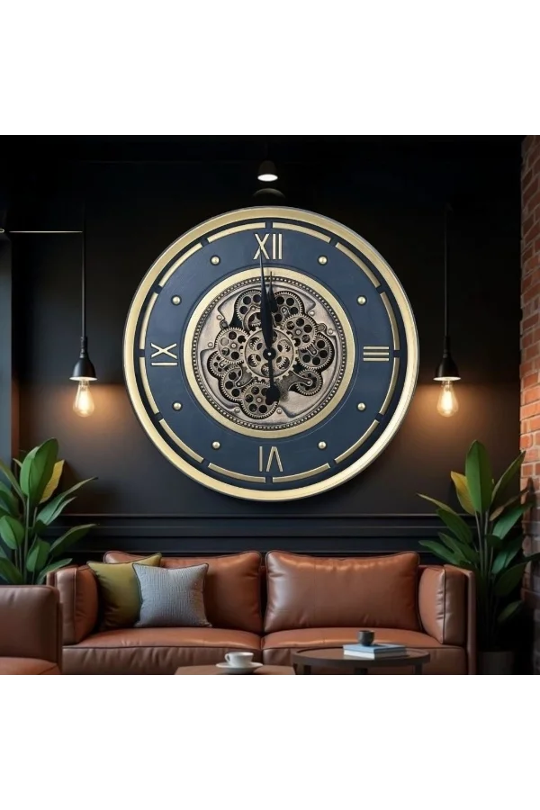 Çarklı Duvar Saati 60 cm