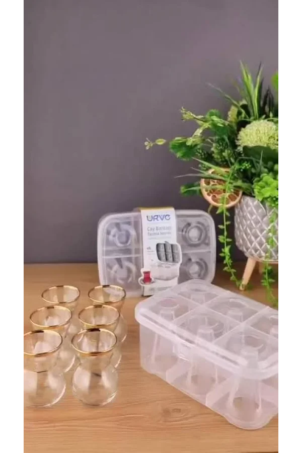 Çay Bardağı Taşıma Kutusu