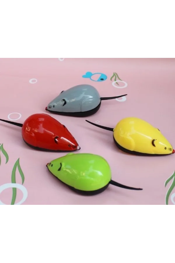 Çek Bırak Kedi Oyuncağı Fare