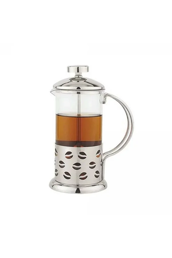 Çelik Kulplu Cam French Press - 350 ml