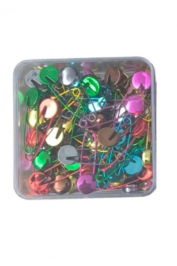 Çengelli İğne Kilitli Bebe Renkli Küçük 100 Adet