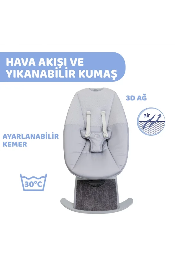 Chicco Comfy Elektrikli Ana Kucağı Silver Spring