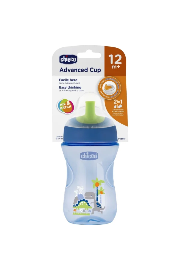 Chicco Pipetli Eğitim Bardağı 12+ Erkek