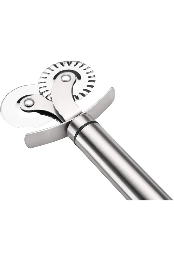 Çift Başlıklı Pizza Hamur Bıçağı