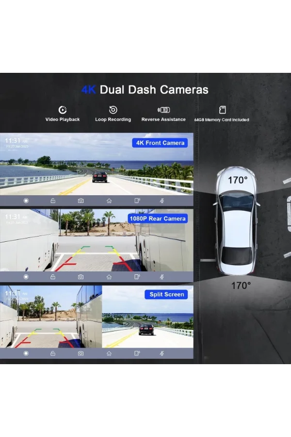 Çift Lens Kameralı Apple Ve Android CarPlay