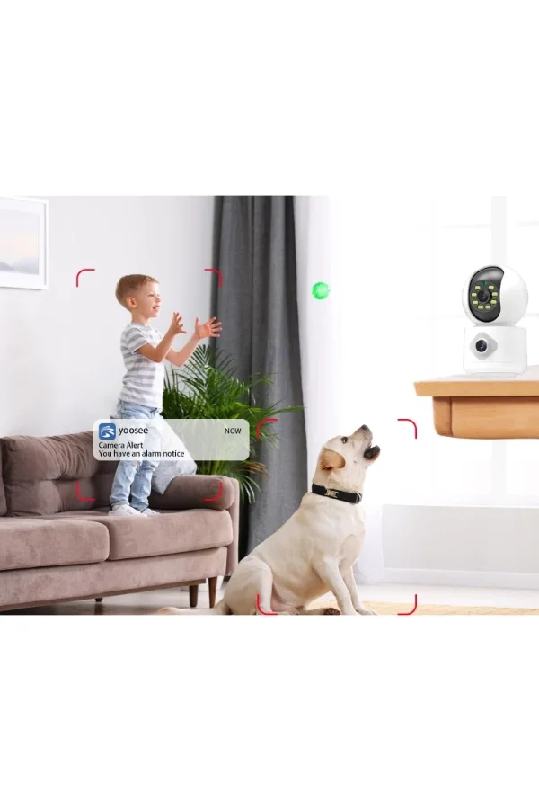 Çift Lensli İç Mekan Wi-Fi Kamera