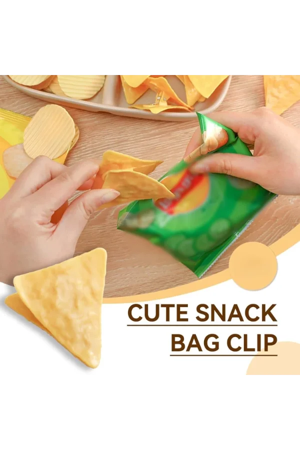 Cips Şeklinde Poşet Klipsleri