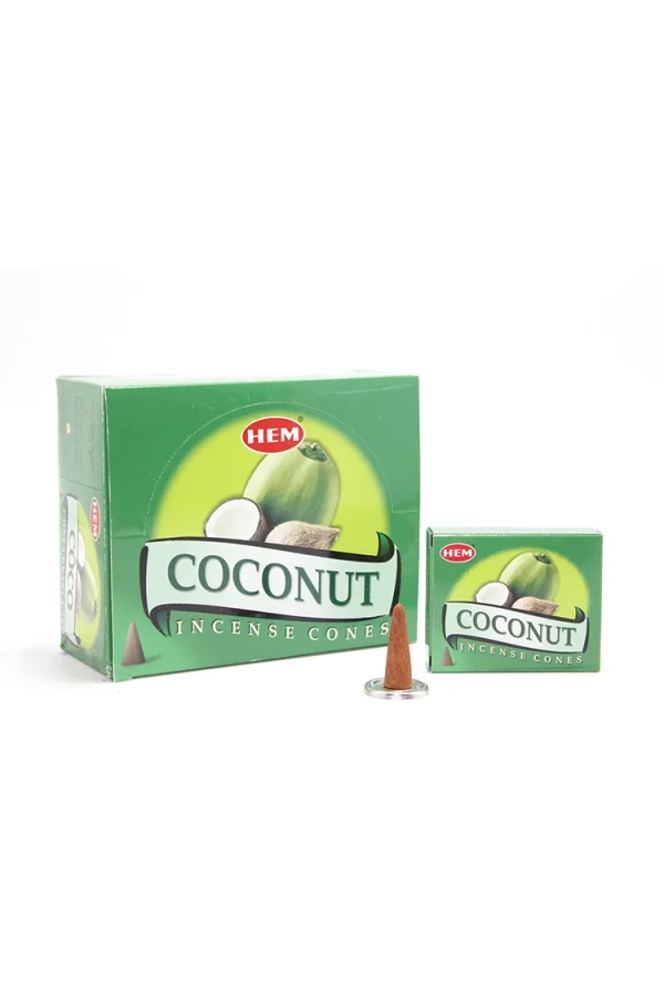 Coconut Aromalı Konik Tütsü