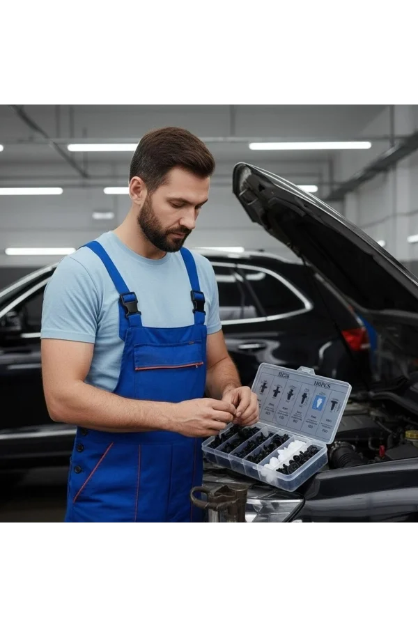 Çok Amaçlı Plastik Bağlantı Klipsi Seti 100 Parça