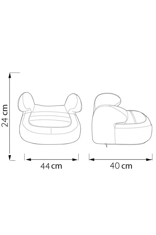 ComfyMax Premium 15-36Kg Oto Koltuğu Yükseltici - Red