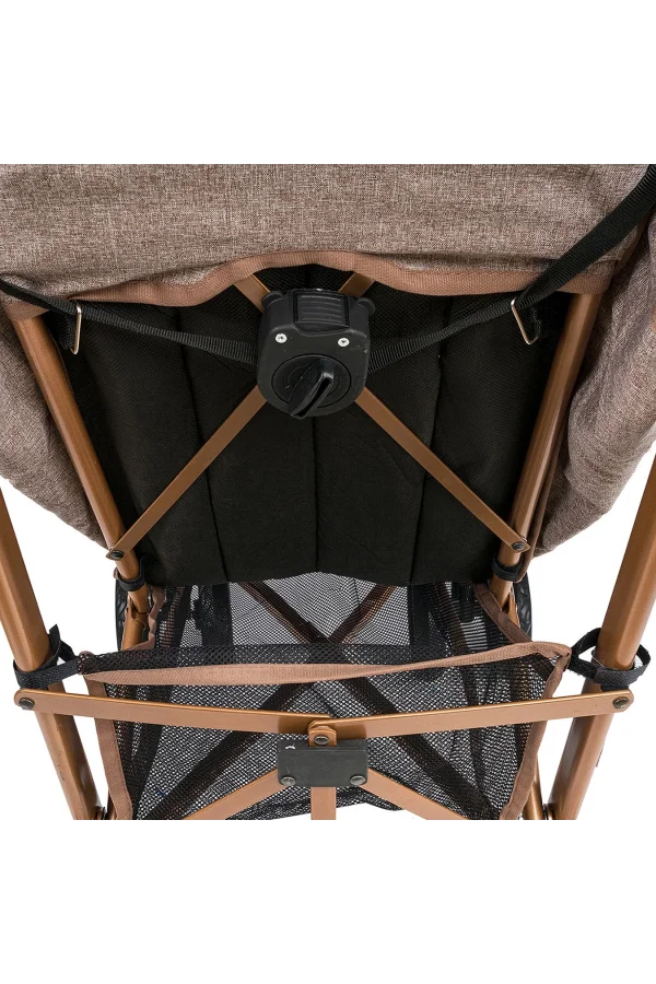 Comfymax Tam Yatar Baston Bebek Arabası – Dark Red