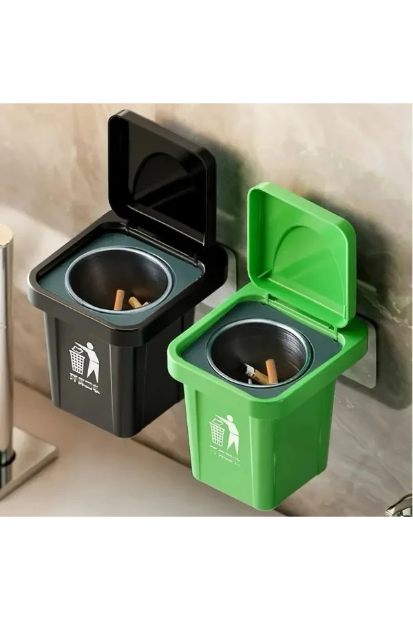 Çöp Kutusu Tasarımlı Duvar Küllüğü