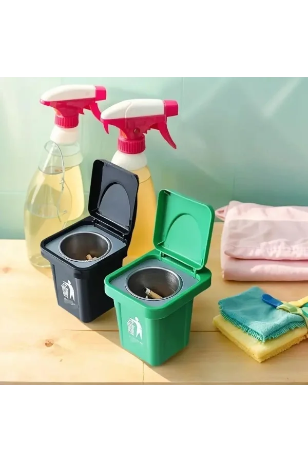 Çöp Kutusu Tasarımlı Duvar Küllüğü