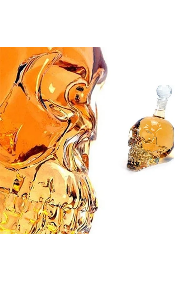 Crystal Head Kuru Kafa Cam Şişe 350 Ml