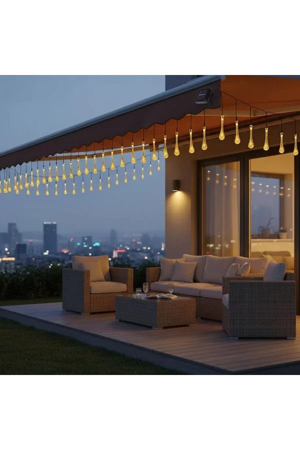 Damla Tasarımlı Solar Dış Mekan Aydınlatma