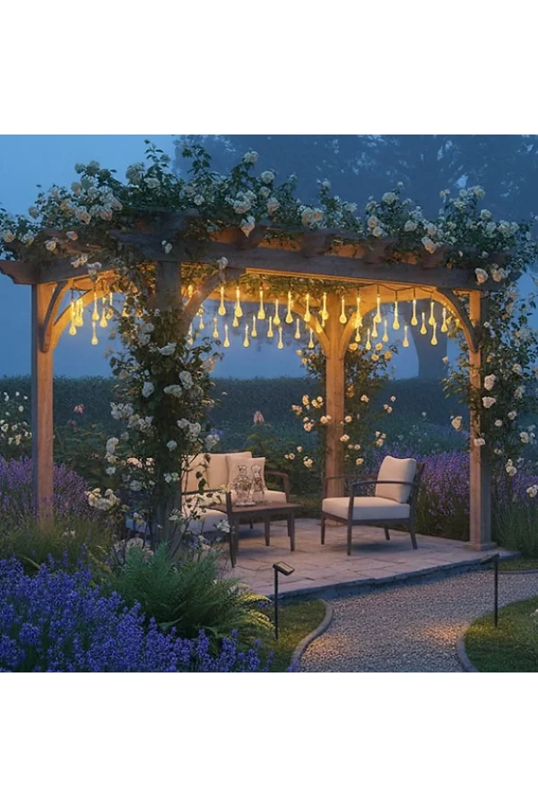 Damla Tasarımlı Solar Dış Mekan Aydınlatma