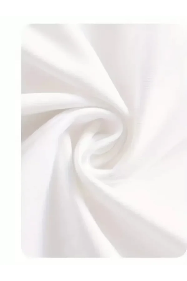 Day One Baskılı Oversize Bisiklet Yaka T-shirt - Beyaz