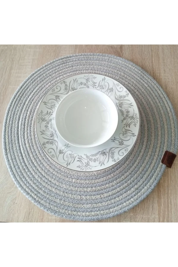 DecoHandy 39cm 2 Renk Jüt Örme Supla Amerikan Servis