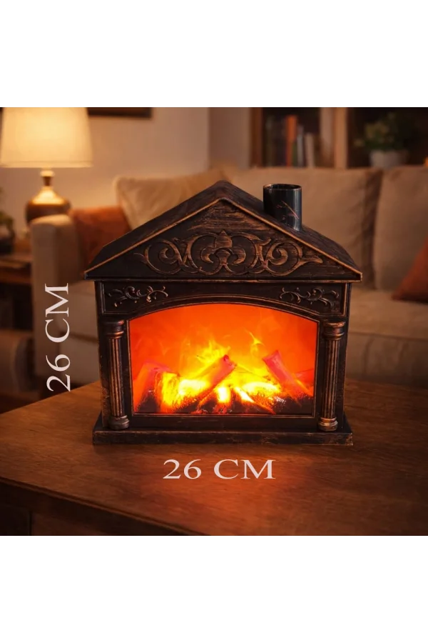 Dekoratif Ev Tasarımlı LED Şömine Işık