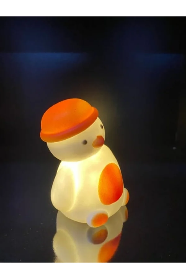 Dekoratif Işıklı Kardan Adam Figürü