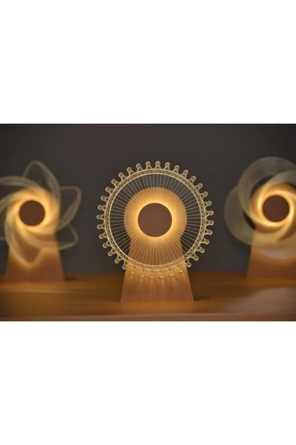 Dekoratif Işıklı Yel Değirmeni